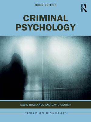 cover image of Criminal Psychology
